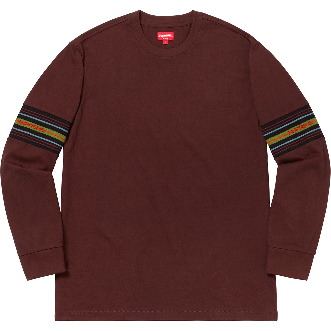 Knit Panel Stripe L/S Top view 5